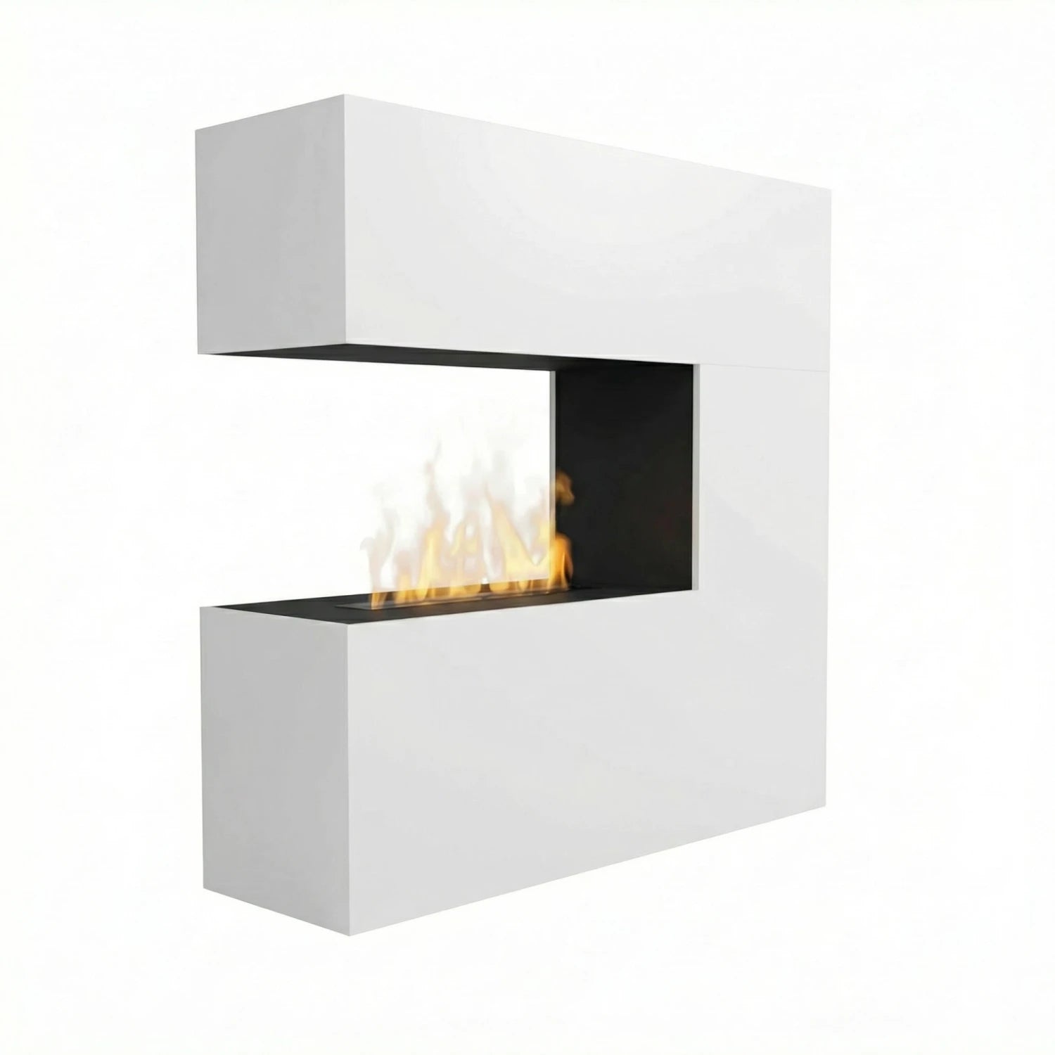 Schiller White - OMC 600 | Freestanding Water Vapour Fireplace