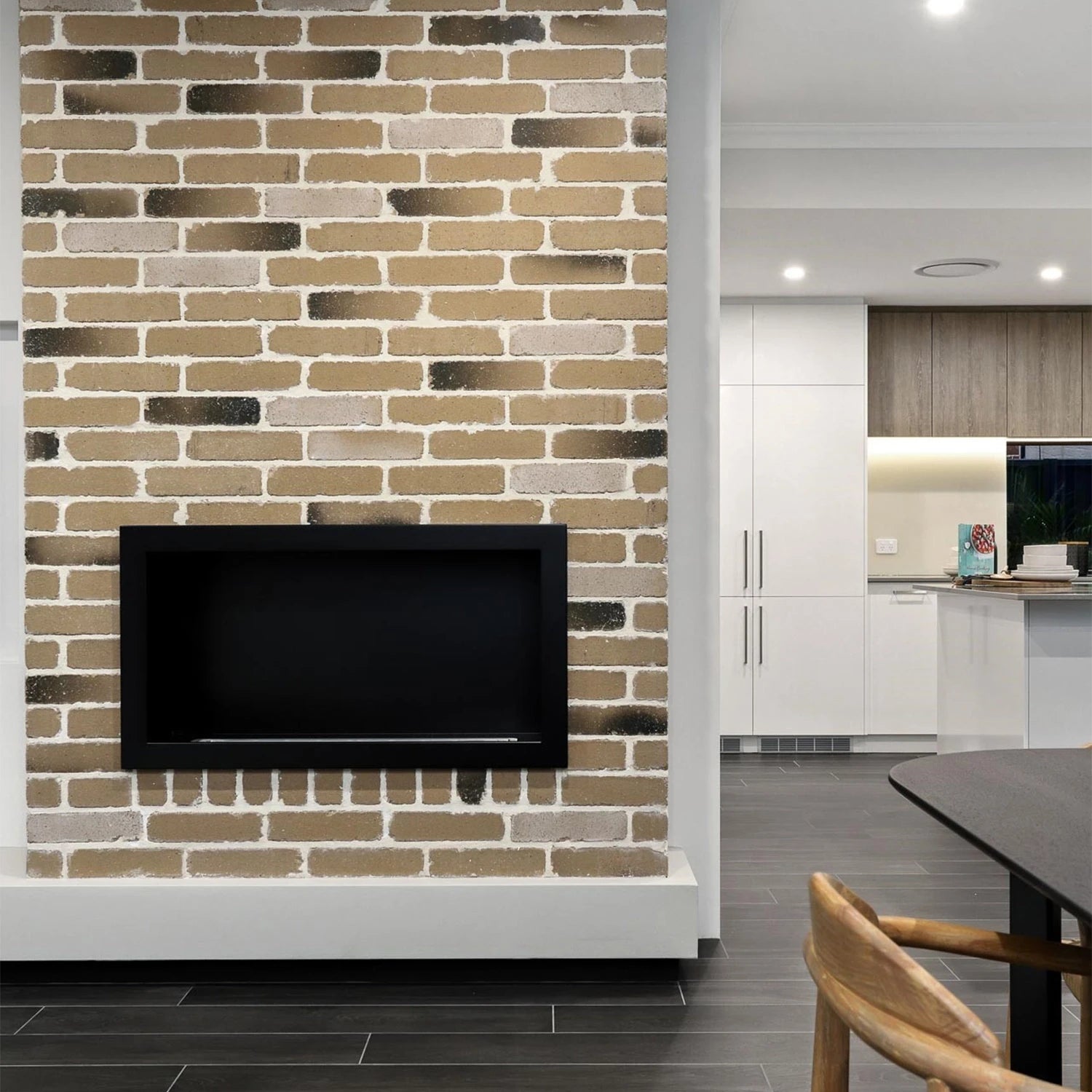 Icon Fires Slimline Firebox SFB1350 - Czarny