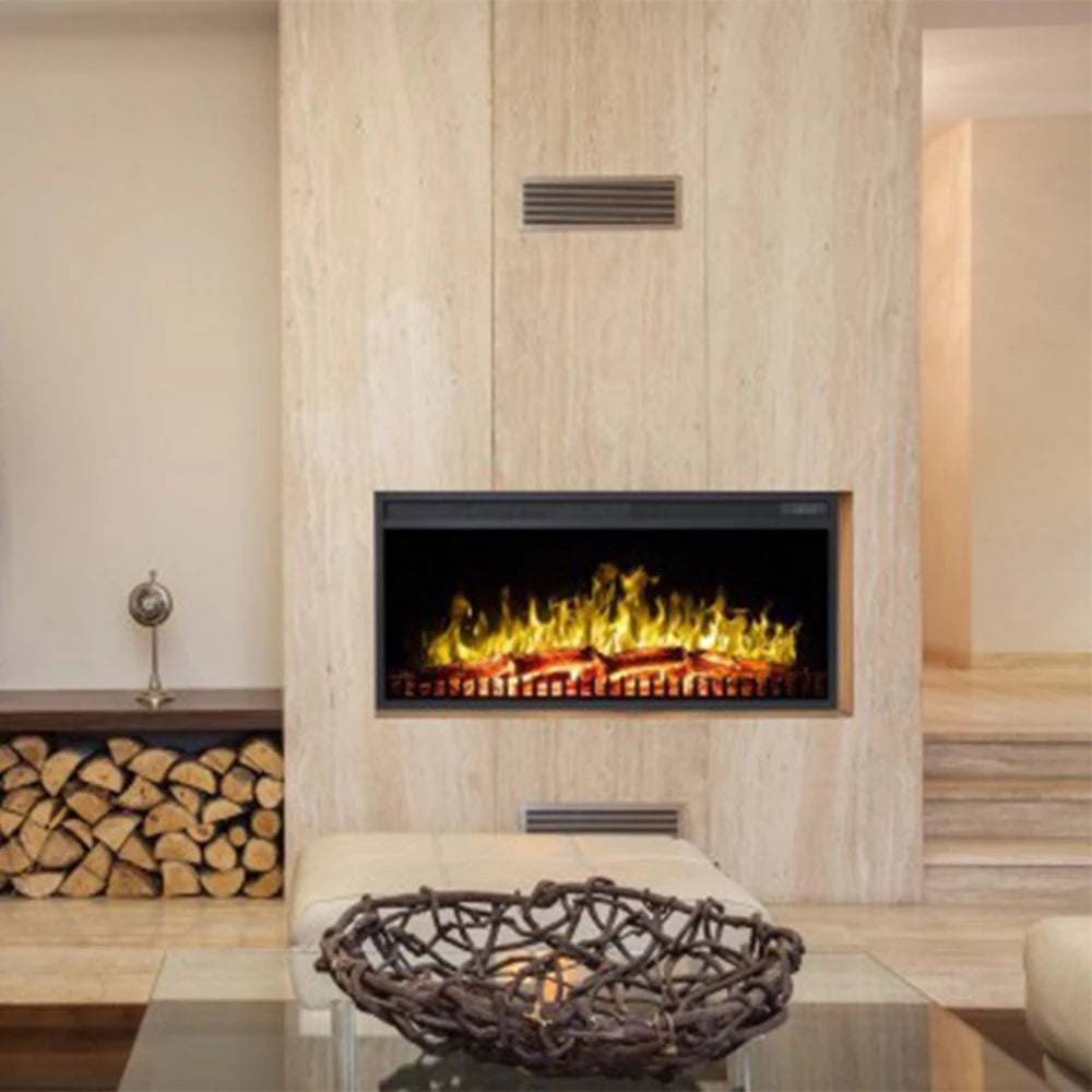 Kominek elektryczny do zabudowy LED Classic 129 cm