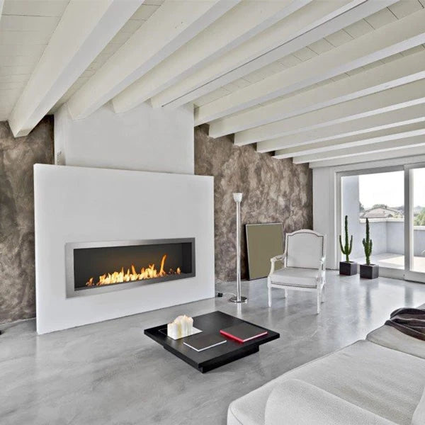 Icon Fires Slimline Firebox SFB1650 - Stalowy