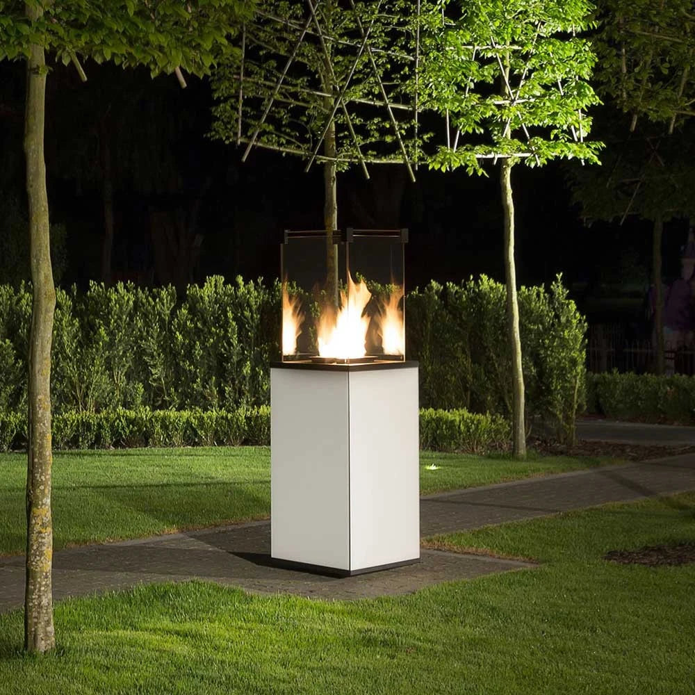 Kominek gazowy Deluxe Patio Outdoor - Biały