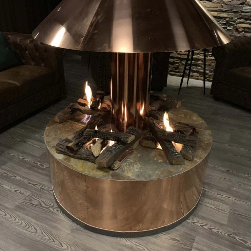 Ceramiczne polana do dekoracji biokominków