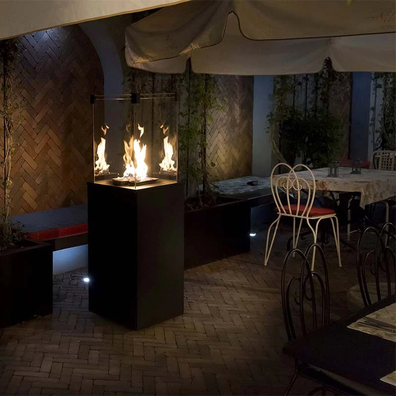 Kominek gazowy Deluxe Patio Outdoor - Czarny