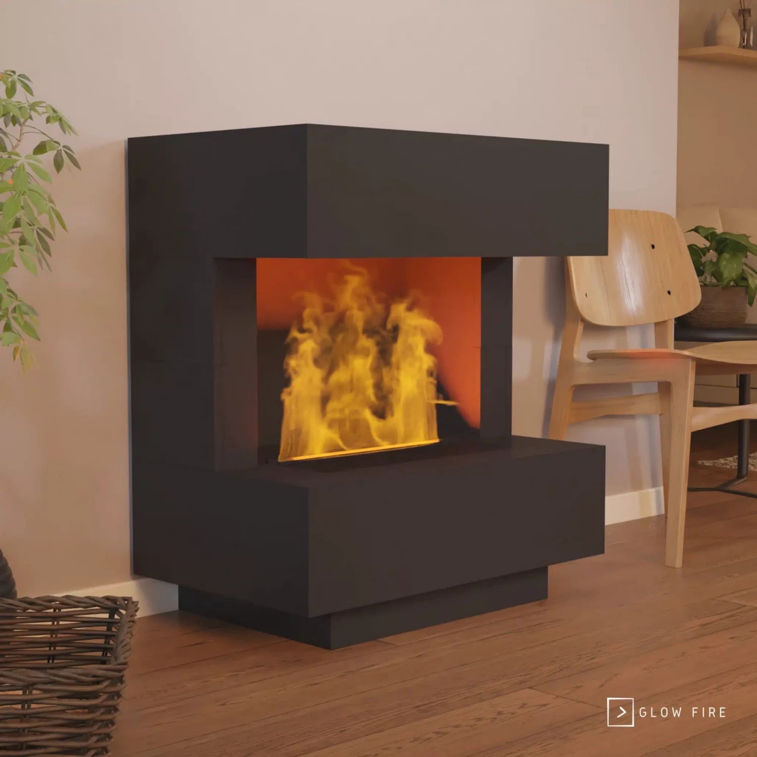 Kleist - OMC 600 Kominek parowy - Czarny