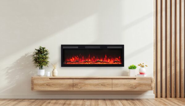 Majestic PRO Ścienny Elektryczny Kominek 50" (127 cm)
