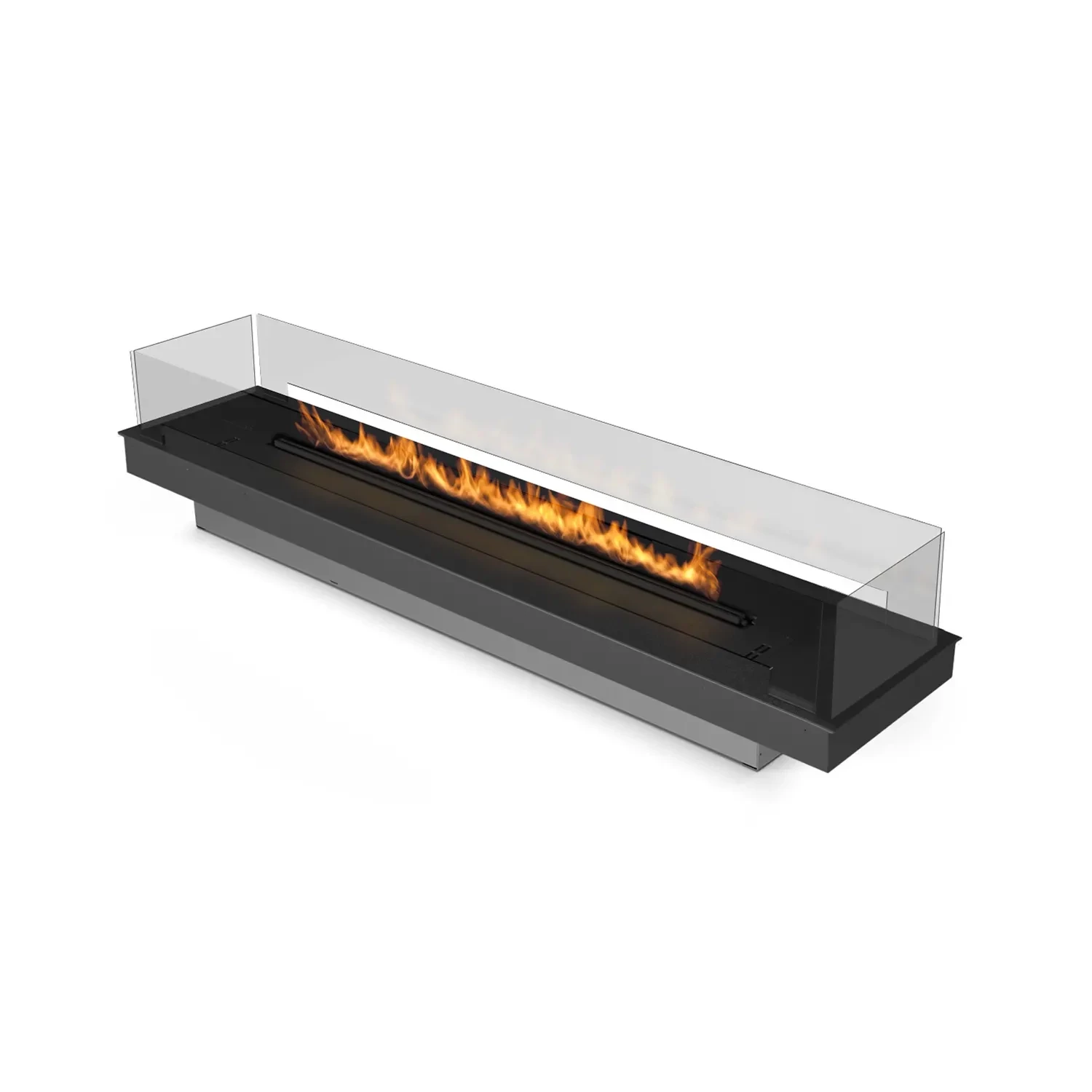Planika Fires FLA4 or FLA4+ 1990 bioethanol burner with built-in profile for DIY projects