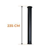 Rura Toronto 195 cm – Całkowita długość 235 cm