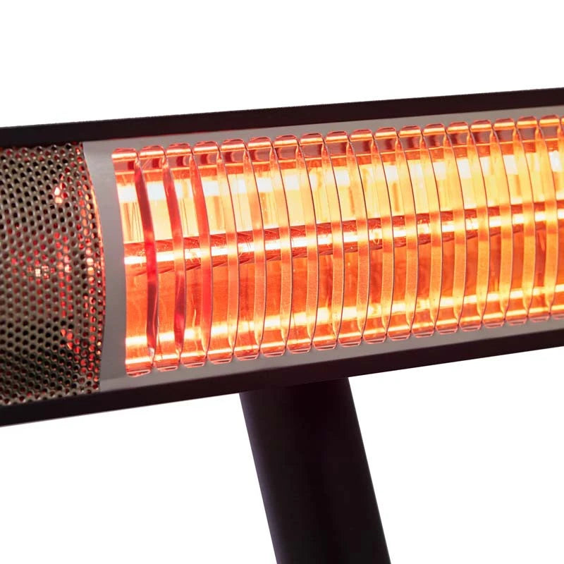 Grzejnik Tarasowy Wolnostojący 1500 W, GT, Czarny