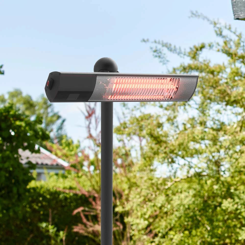 Grzejnik Tarasowy Wolnostojący 1500 W, GT, Czarny