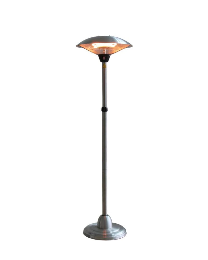 Grzejnik Stojący Teleskop 900-1200-2100 W Srebrny