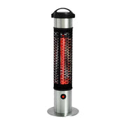 Grzejnik tarasowy podblatowy model 1200 W srebrny