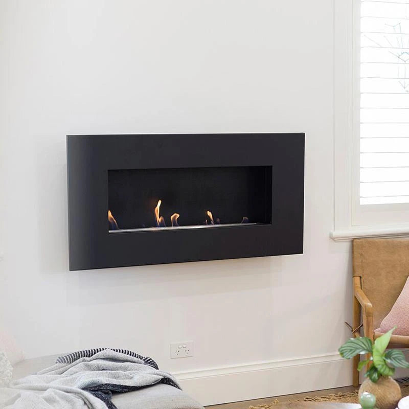 Icon Fires Nero 1150 biokominek ścienny - Czarny