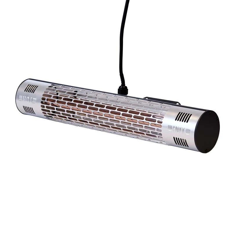 Grzejnik tarasowy ścienny 1500 W, GT, czarny