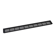 Czarna Kratka Wentylacyjna - 100x11 cm - 420 cm²