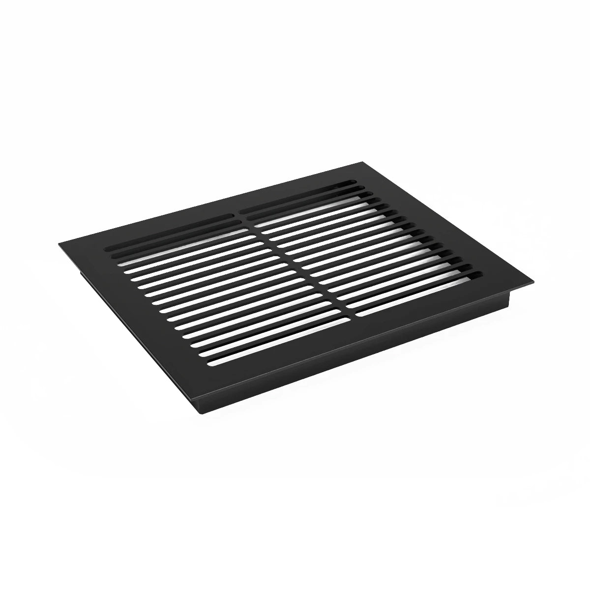 Kratka wentylacyjna czarna - 25x20,5 cm - 210 cm²
