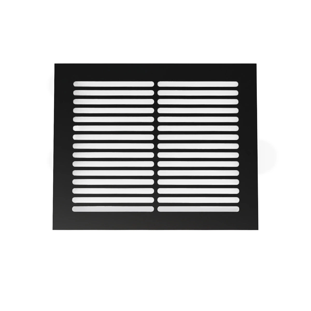 Kratka wentylacyjna czarna - 25x20,5 cm - 210 cm²