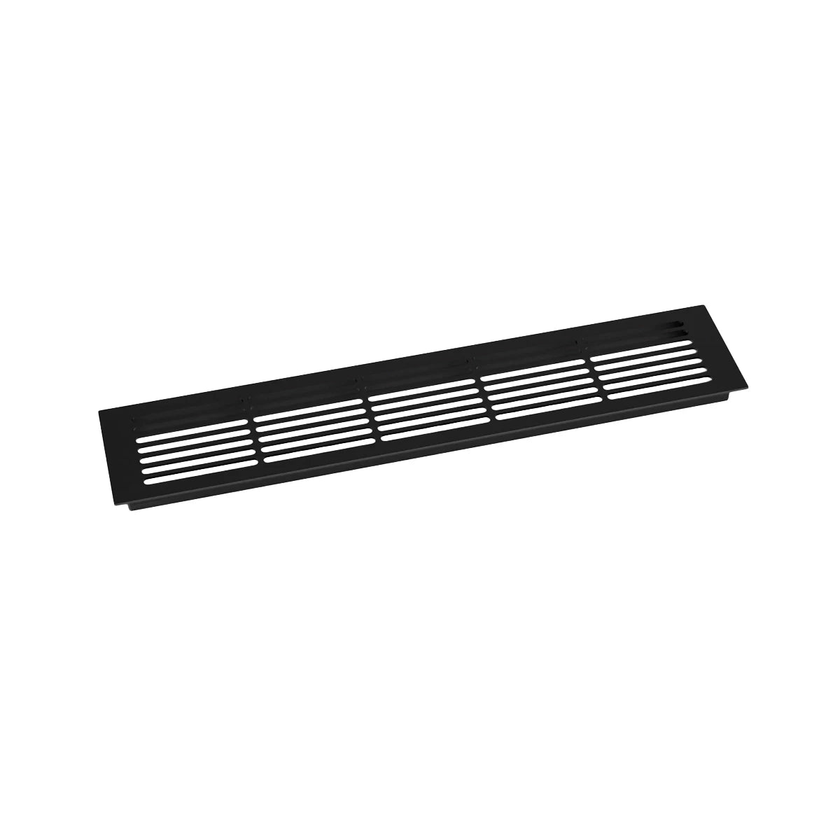 Kratka wentylacyjna czarna - 50x10 cm - 214 cm²
