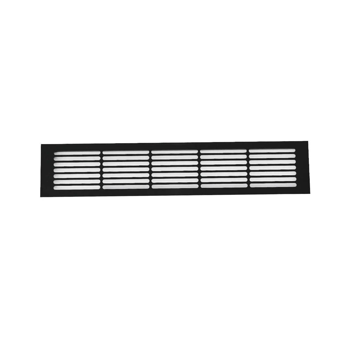 Kratka wentylacyjna czarna - 50x10 cm - 214 cm²