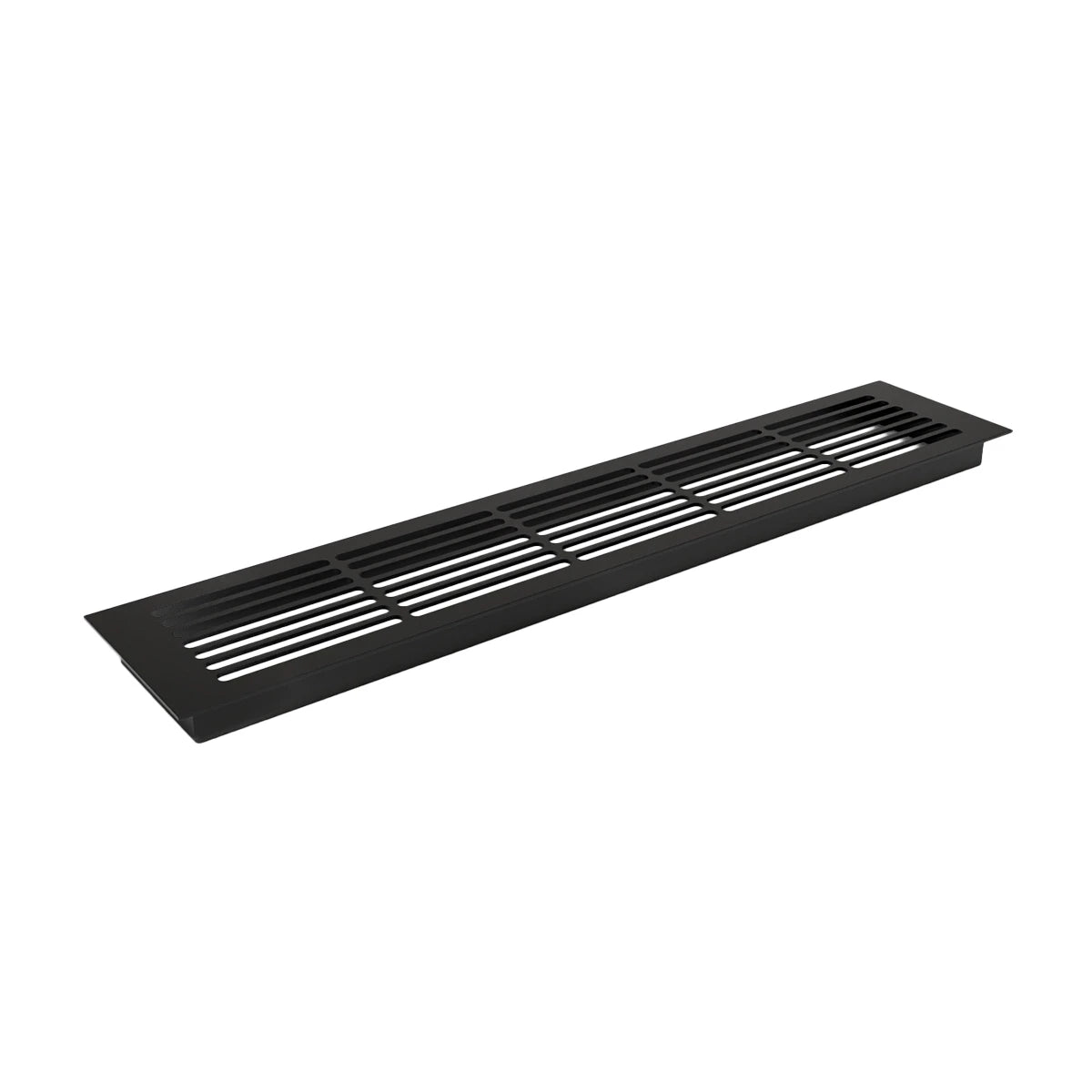 Kratka wentylacyjna czarna - 50x10 cm - 214 cm²