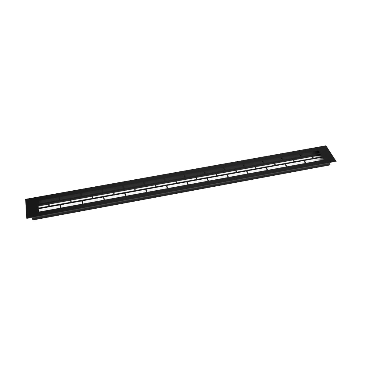 Kratka wentylacyjna czarna – 80x6,5 cm – 210 cm²