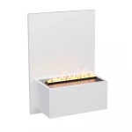 Brekke - White - Wall-mounted Steam Fireplace