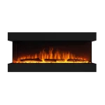 Feroza 137 cm - Wall-Mounted Electric Fireplace