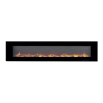 Azurite 213 cm - Wall-mounted Electric Fireplace