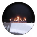 Tokyo - Polerowana Stal | Bioethanol-fireplace.co.uk