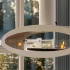 Ellipse Ceiling - Biały | Bioethanol-fireplace.co.uk