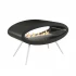 Ellipse Floor - Czarny | Bioethanol-fireplace.co.uk