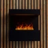 Late Black Wall-mounted Water Vapor Fireplace