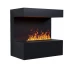 Late Black Wall-mounted Water Vapor Fireplace