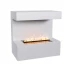 Late - White - Wall-Mounted Water Vapor Fireplace