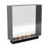 Montreal Vue - Polerowana Stal | Bioethanol-fireplace.co.uk