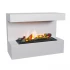 Steinsdal - White - Wall-Mounted Vapor Fireplace