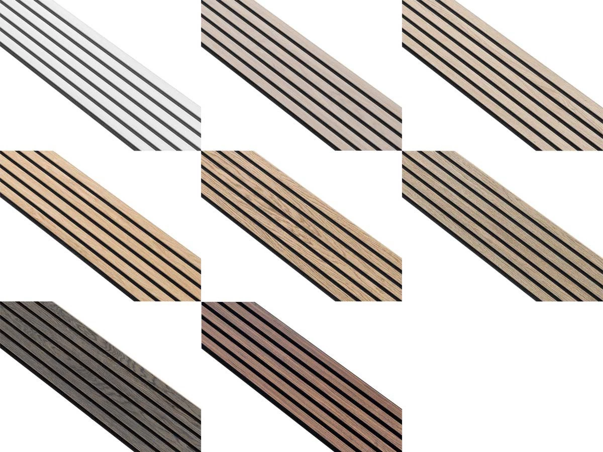 I-Wood kolory paneli akustycznych